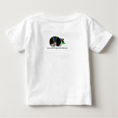 野生動物 – ARMADILLO – ブラジル – 絶滅危惧動物 ベビーTシャツ (裏面)