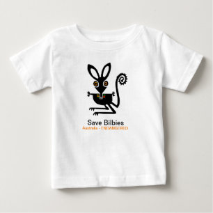 野生動物 – BILBIES救 – 絶滅危惧動物 –  ベビーTシャツ