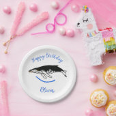 野生動物 – Humpback WHALE -パーティー ペーパープレート (パーティー)