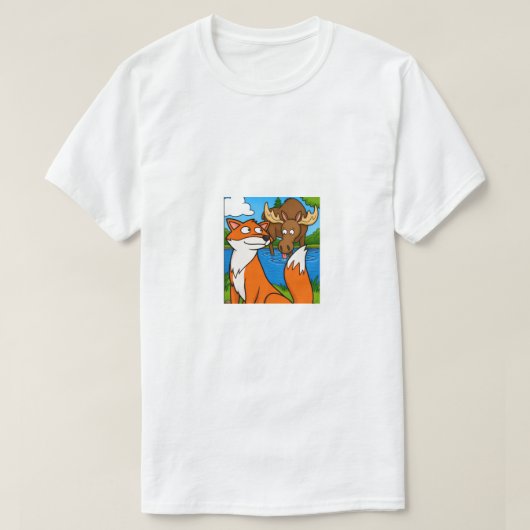 野生動物 Tシャツ (デザイン正面)