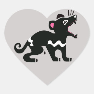 野生動物 – Tasmanian DEVIL – 野生動物 – ハートシール