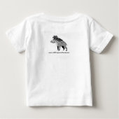 野生動物 – Visayan warty PIG – ワルソグ – 自然 ベビーTシャツ (裏面)