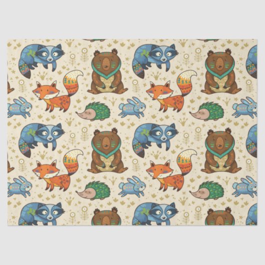 野生大切の動物 薄葉紙 (正面)