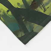 野生威厳のあるのトラ絵画ギ フリースブランケット (角)