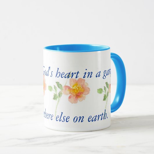 野生庭師の信号器のマグのために上がりました マグカップ (正面右)