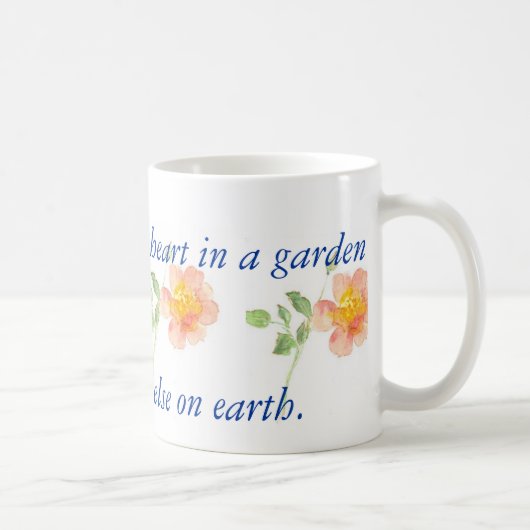 野生庭師の信号器のマグのために上がりました マグカップ (右)