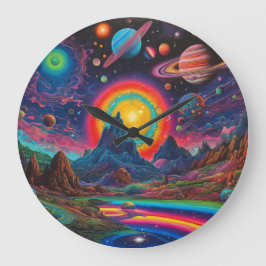 野生惑星2 ラージ壁時計