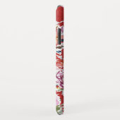 野生愛はっきりしたで赤い花柄 Case-Mate iPhoneケース (裏面/右)