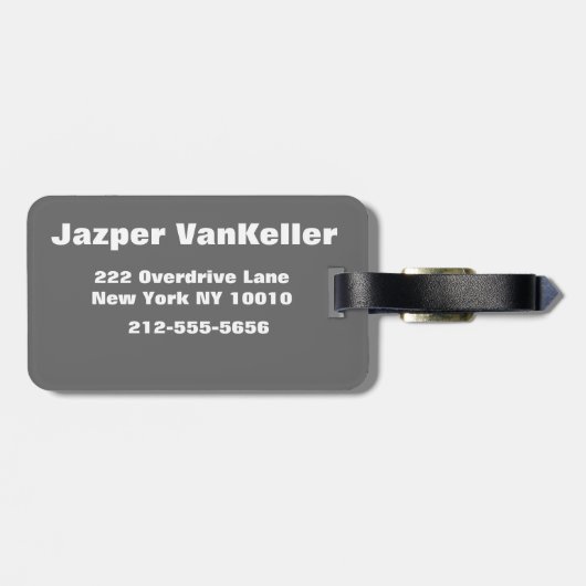 野生救の犬 ラゲッジタグ (裏面横)