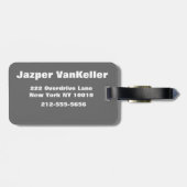 野生救の犬 ラゲッジタグ (裏面横)