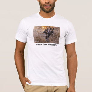 野生救の犬 Tシャツ