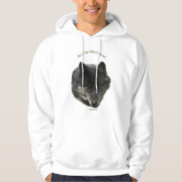 野生救の狼の野生動物サポーターのシャツ パーカ