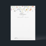 野生数々の色フローラ結婚の アドバイスカード<br><div class="desc">この野生数々の色のフローラの結婚アドバイスカードは素朴なに最適結婚である。このデザインは水色ピンク、赤面、紫、海軍、白の花にエメラルドグリーンエレガントの花を付け葉ている。これらのカードはs、結婚ブライダルシャワー、ベビーシャワー、卒業式パーティーなどに最適だ。新郎新婦の名前、両親または卒業生の名前でカードをパーソナライズ。</div>
