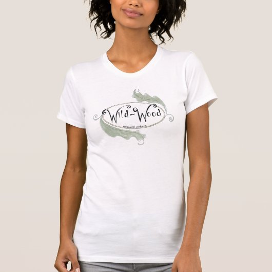 野生木葉のロゴのTシャツ Tシャツ (正面)