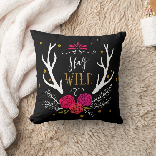 野生滞在 クッション (ブランケット)