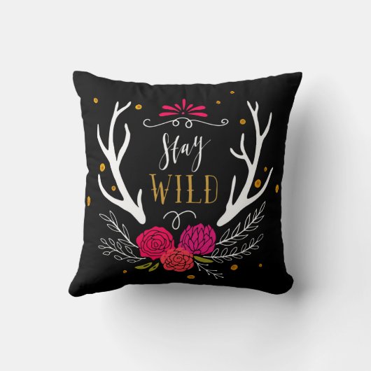 野生滞在 クッション (裏面)