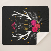 野生滞在 シェルパブランケット (正面(横))