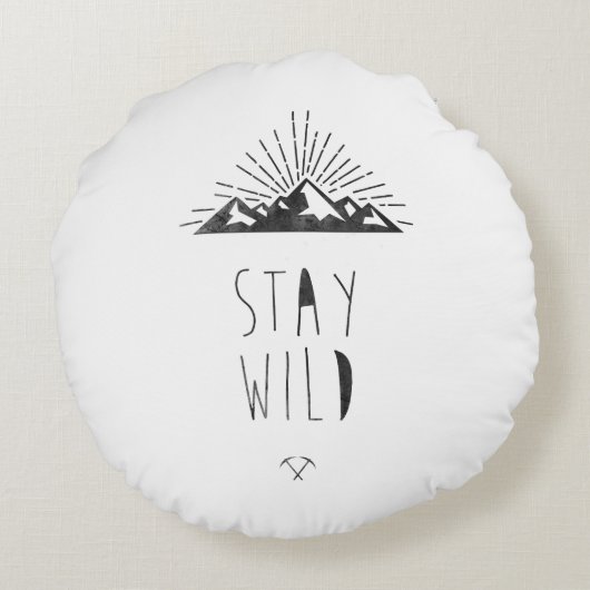 野生滞在 ラウンドクッション (裏面)