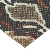 野生爬虫類型カラフルヘビプリント ショートテーブルランナー (コーナー)