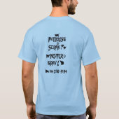 野生猫の連合のTシャツ Tシャツ (裏面)