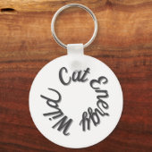 野生猫エネルギー キーホルダー (裏面)