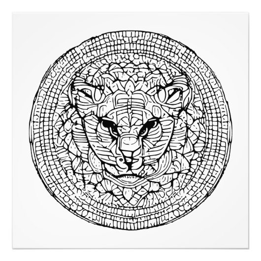 野生猫エネルギー フォトプリント            (正面)