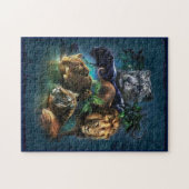 野生猫 ジグソーパズル (横)