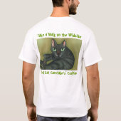 野生猫 Tシャツ (裏面)
