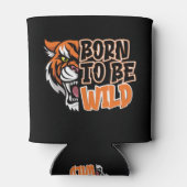 野生生まれになる – Tiger Art 缶クーラー (裏面)