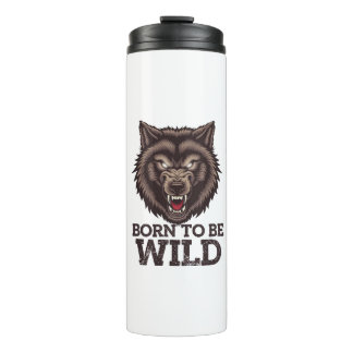 野生生まれの狼になる：未踏のアルファ・スピリット タンブラー