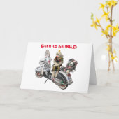 野生生まれの誕生日 カード (黄色い花)