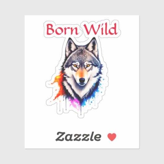 野生生まれ シール (シート)