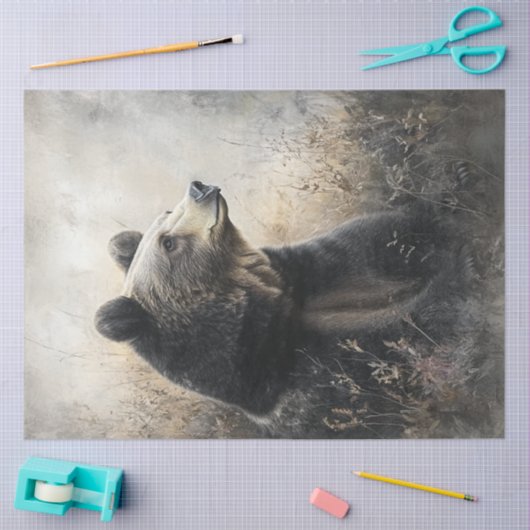 野生生物が自然な環境を生み出す切り離し 薄葉紙 (クラフト)