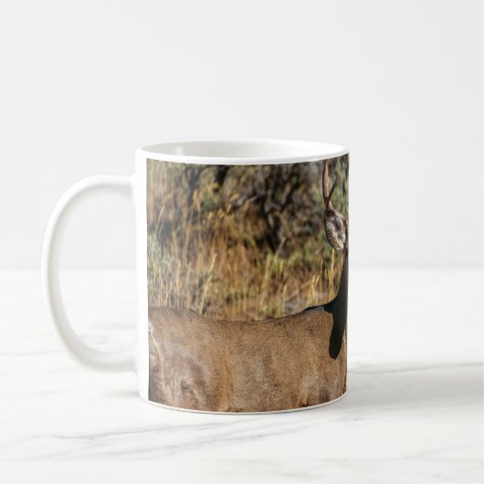 野生生物による茶色の写真 コーヒーマグカップ (左)