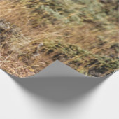野生生物による茶色の写真 ラッピングペーパー (角)