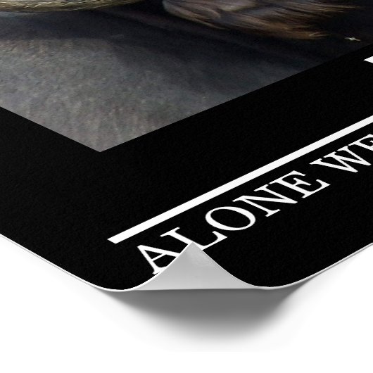 野生生物のやる気を起こさせるポスター水牛チームワーク ポスター (角)