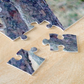 野生生物のバードフクロウの木の写真 ジグソーパズル (側面)