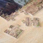 野生生物のヒッポ写真 ジグソーパズル (側面)