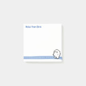 野生生物のホッキョクグマのポストイットノート ポストイット (正面)