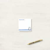 野生生物のホッキョクグマのポストイットノート ポストイット (デスク上)