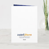 野生生物のホッキョクグマパズルグリーティングカード カード (裏面)