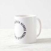 野生生物の保護 コーヒーマグカップ (正面右)