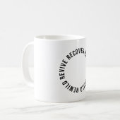 野生生物の保護 コーヒーマグカップ (正面左)