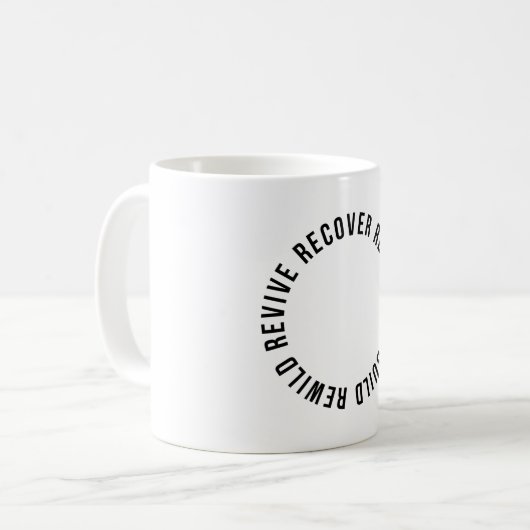 野生生物の保護 コーヒーマグカップ (正面左)