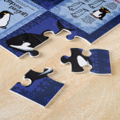 野生生物の極地パズルのパズルジグソー ジグソーパズル (側面)