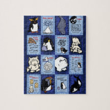 野生生物の極地パズルのパズルジグソー