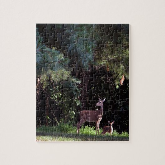 野生生物の水彩画 ジグソーパズル (縦)