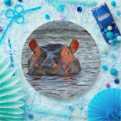 野生生物の海馬の水写真 ペーパープレート (パーティー)