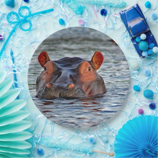 野生生物の海馬の水写真 ペーパープレート (パーティー)