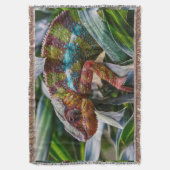 野生生物の爬虫類 スローブランケット (正面縦)